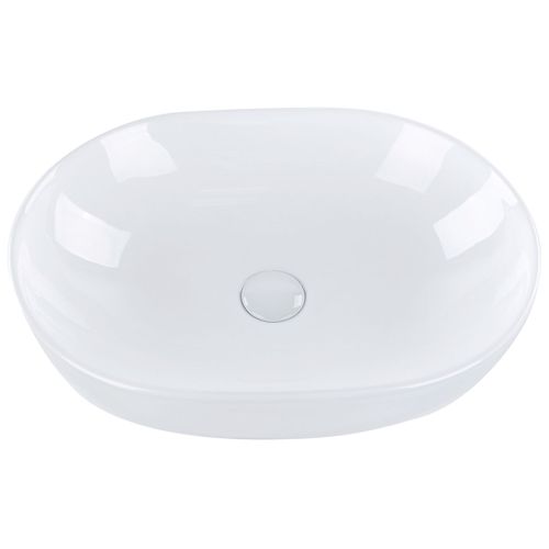 Lavabo En Céramique 48 X 34 Cm Blanc Omoa