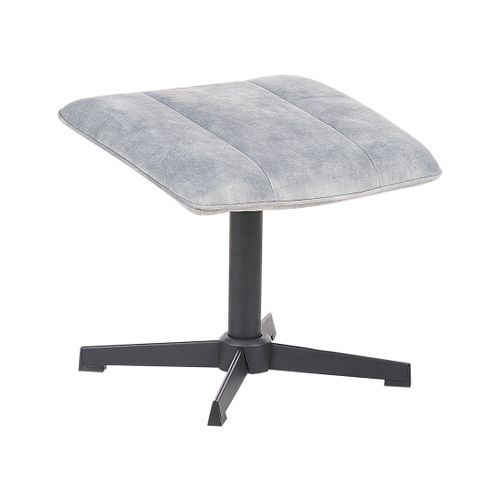 Fauteuil Pivotant Lia Velours Gris Clair