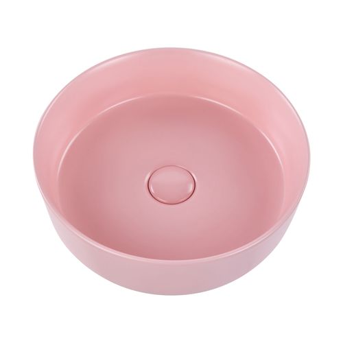 Lavabo En Céramique D 37 Cm Rose Gudar