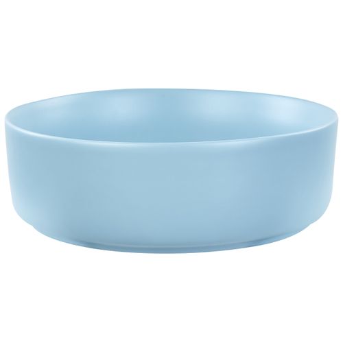 Lavabo En Céramique D 37 Cm Bleu Gudar