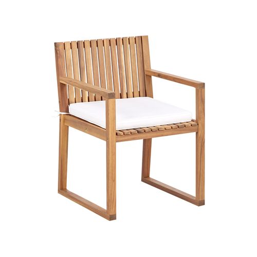 Set De Salle à Manger Bois Solide Blanc Cassé Sassari Ii