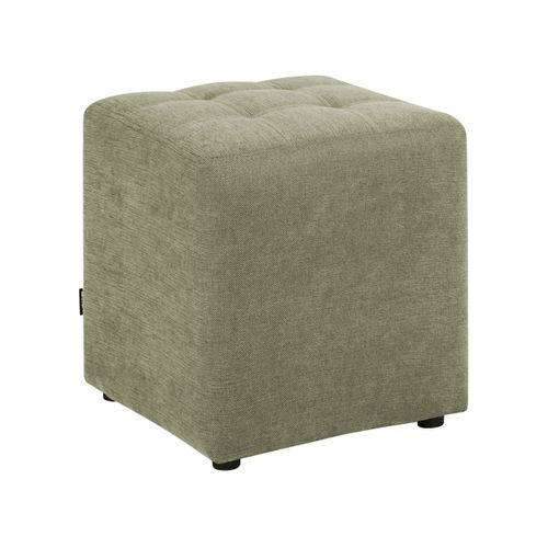 Pouf En Tissu Vert Kansas