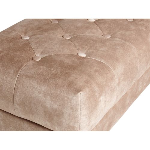Banc En Velours Taupe Roseville