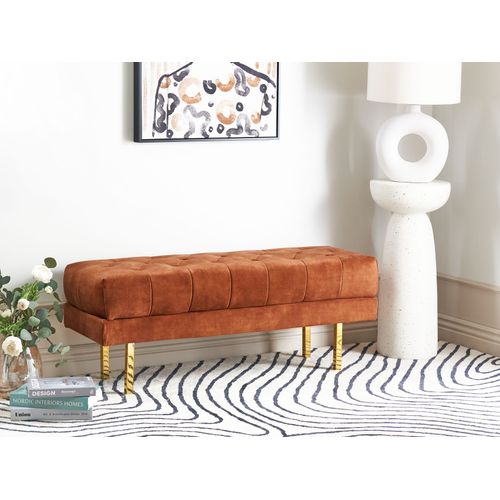 Banc En Velours Rouge Roseville