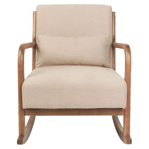 Tissu Fauteuil à Bascule Beige Skovde