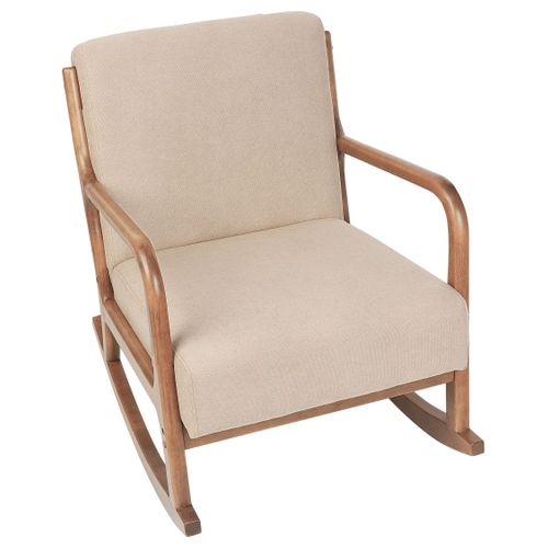 Tissu Fauteuil à Bascule Beige Skovde