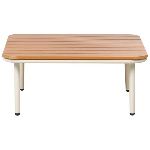 Table Basse De Jardin Senise 74 Cm 74 Cm Métal Marron