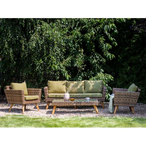 Polyrotin Set De Salon Vert Olive Vittoria