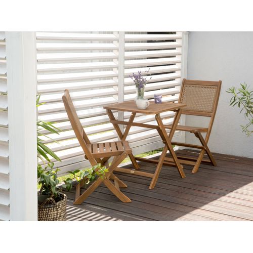 Ensemble Pour Bistro Pliant Paraggi Bois D'acacia Certifié Marron