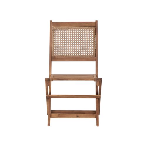 Salle à Manger De Jardin 4 Places Paraggi Bois D'acacia Certifié Marron Foncé