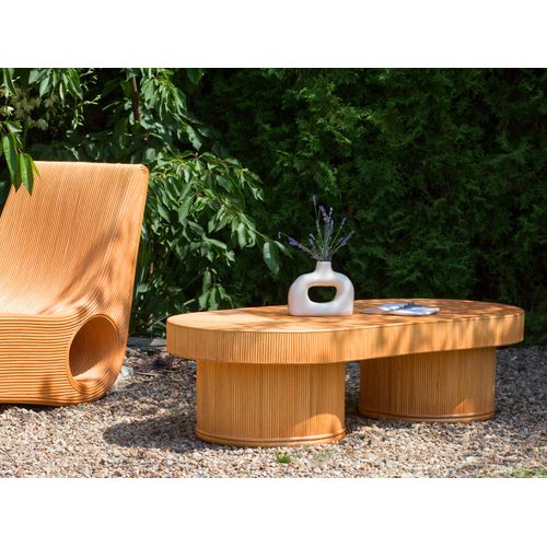 Table Basse De Jardin Airole Rotin Marron
