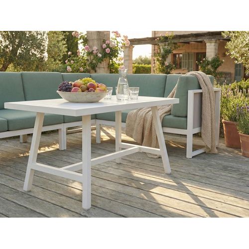 Ensemble De Canapés D'angle De Jardin 6 Places Castella/fratte Côté Gauche Métal Vert