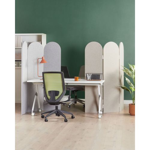 Séparateur De Bureau Paravent Slimmy Gris Clair