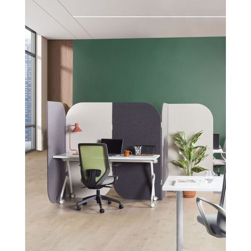 Séparateur De Bureau Paravent Shady Gris