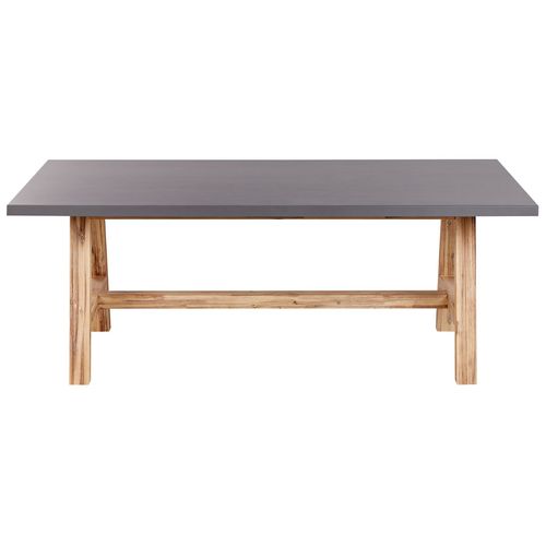 Salle à Manger De Jardin Avec Tabourets 6 Places Tonnare Béton Gris