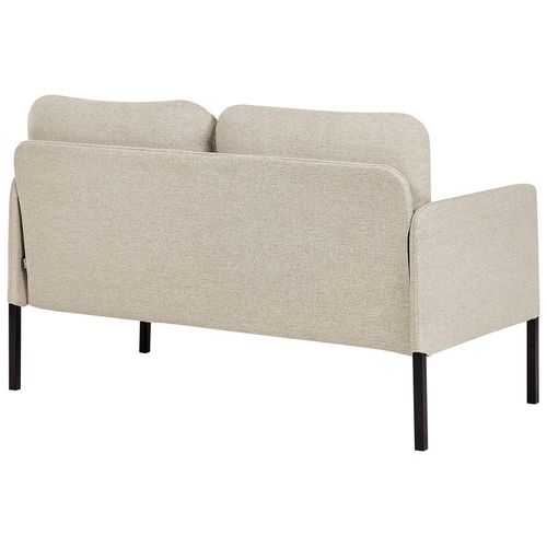 Banc Rembourré 2 Places Lahti Tissu Beige Clair