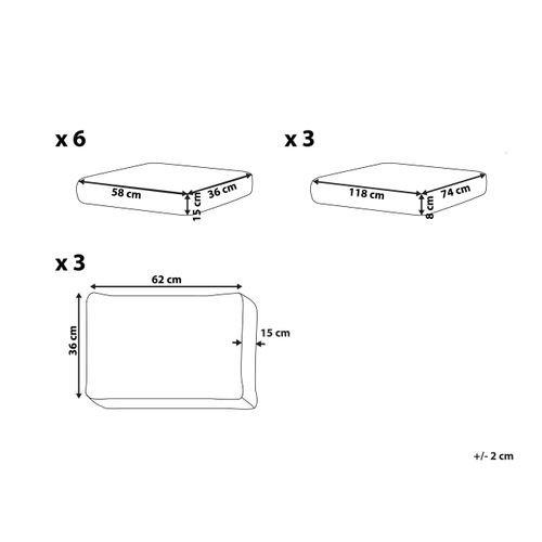 Ensemble De Housses De Coussins D'extérieur Castella Vert
