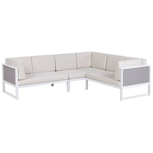 Ensemble De Housses De Coussins D'extérieur Castella Blanc Cassé