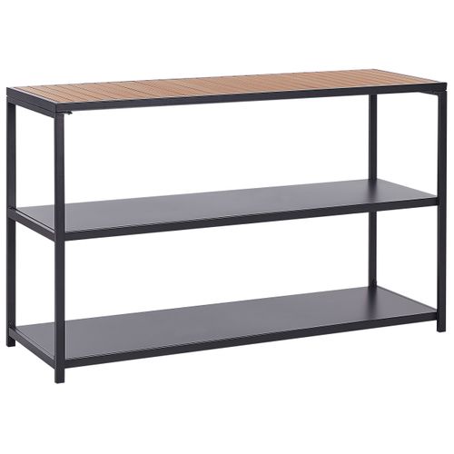 Ilot De Cuisine Extérieure Avetrana Métal Noir