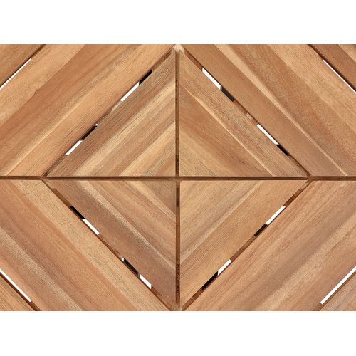 Table De Salle à Manger De Jardin Lissone 110 Cm 110 Cm Acacia Marron