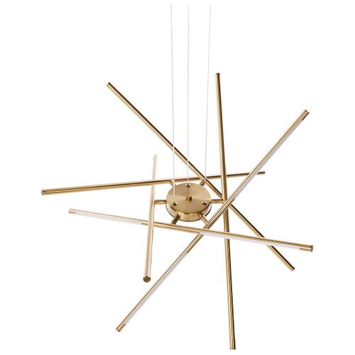 Lampe LED Suspendue Palun Avec Variateur Métal Doré