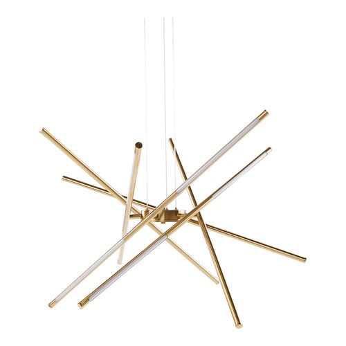 Lampe LED Suspendue Palun Avec Variateur Métal Doré