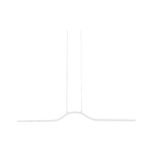 Lampe LED Suspendue Hongu Avec Variateur Métal Blanc