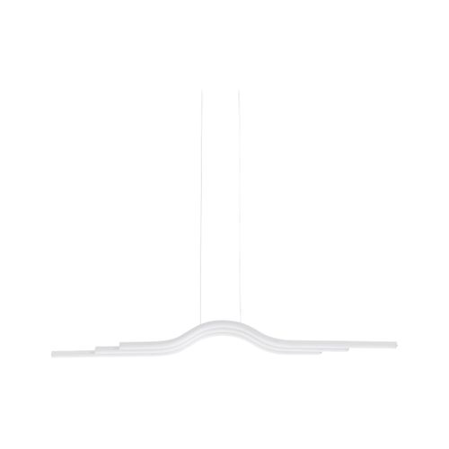 Lampe LED Suspendue Hongu Avec Variateur Métal Blanc