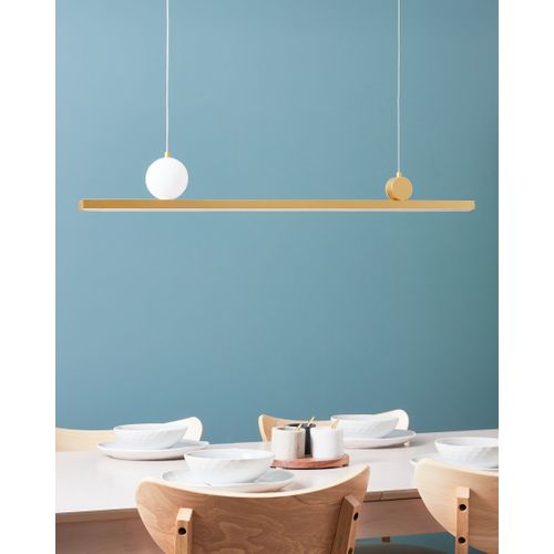 Lampe LED Suspendue Alwand Métal Doré