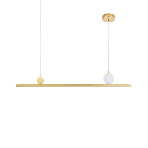 Lampe LED Suspendue Alwand Métal Doré