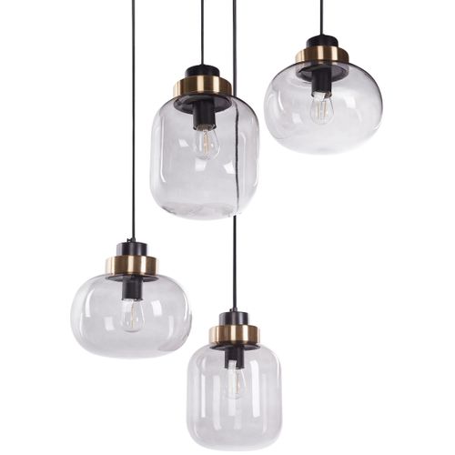 Lampe Suspension Zayande Verre Gris Clair
