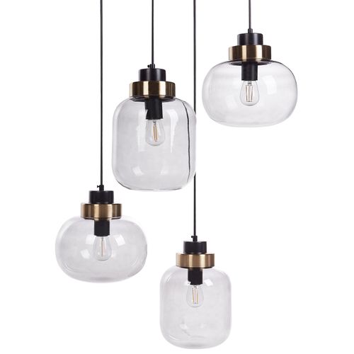 Lampe Suspension Zayande Verre Gris Clair