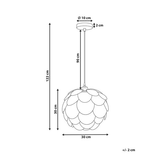 Lampe Suspension Bampur Bambou Naturel