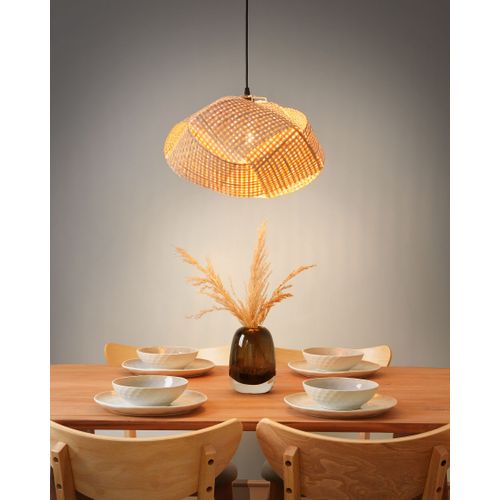 Lampe Suspension Halil Bambou Beige