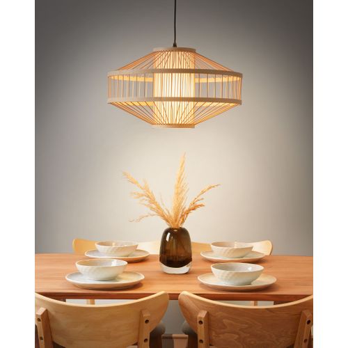 Lampe Suspension Karaj Bambou Naturel