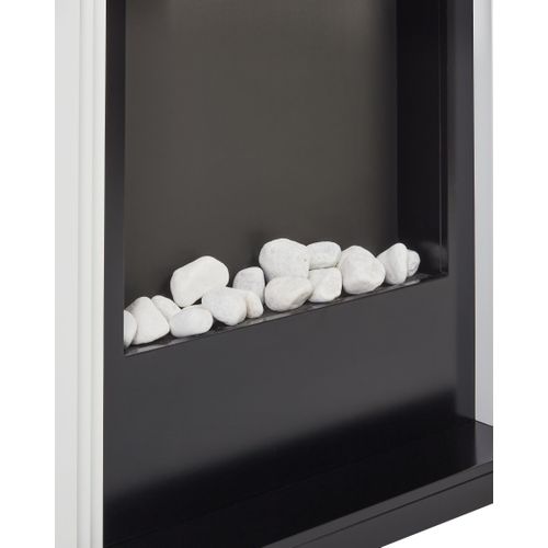 Chauffage De Cheminée Électrique Nyiri Blanc