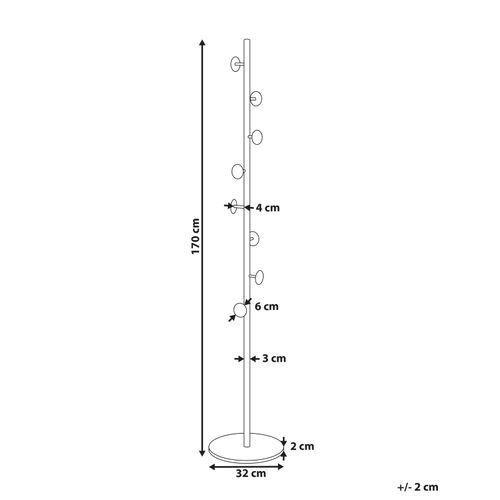 Porte-manteau Notus Noir