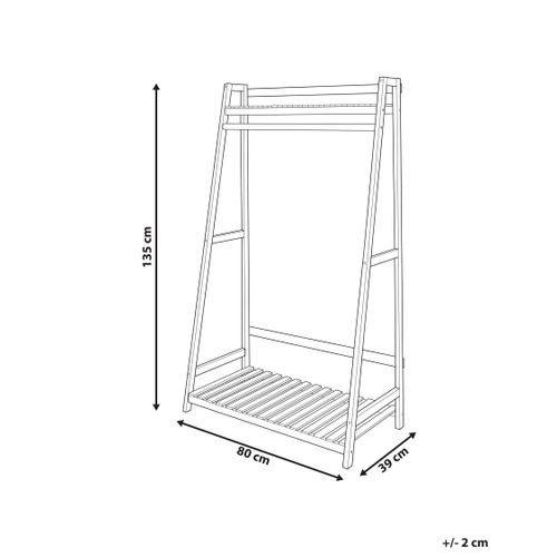 Porte-manteau Baker Marron Clair