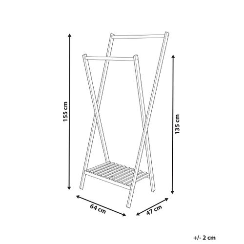 Porte-manteau Denver Marron Clair