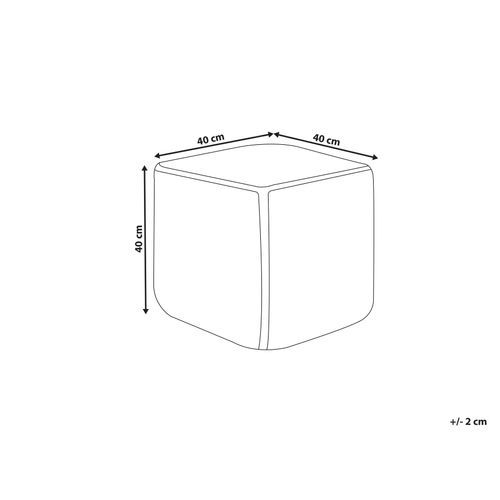 Pouf Alipur Bouclé Violet