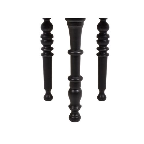 Table D'appoint Leeton Bois De Manguier Noir