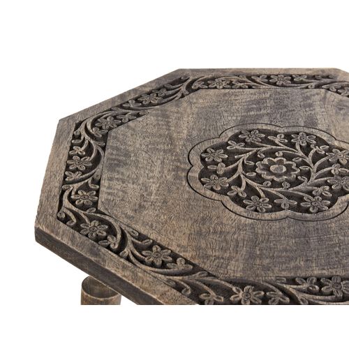 Table D'appoint Wandilo Bois De Manguier Marron