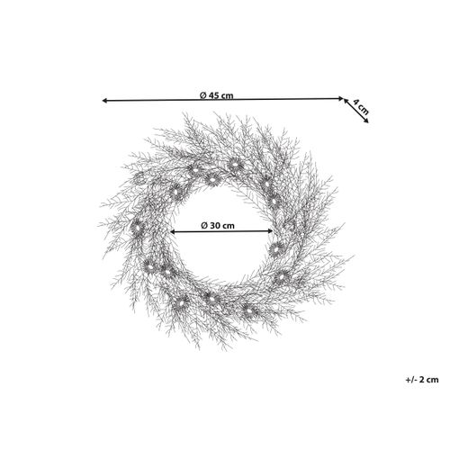 Couronne Décorative Camrun 45 Cm Vert