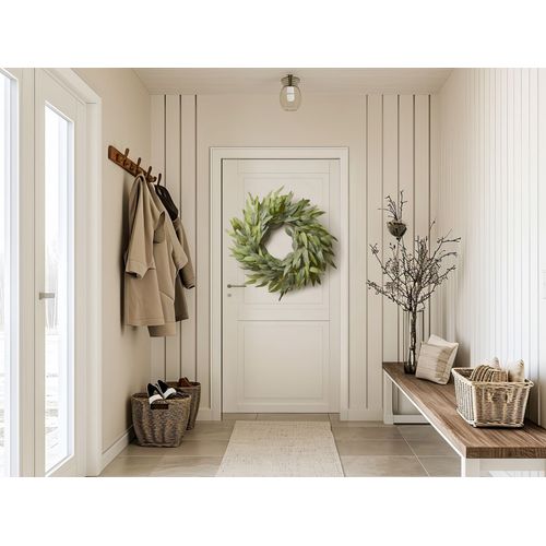 Couronne Décorative Gamrun 70 Cm Vert