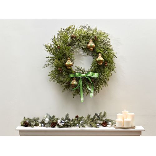 Couronne De Noël Panrun Vert 70 Cm