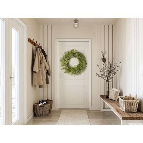 Couronne De Noël Panrun Vert 70 Cm