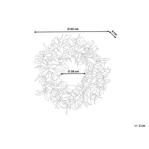 Couronne Décorative Danrun 65 Cm Vert