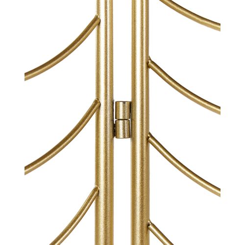 Séparateur De Pièce à 3 Panneaux Pescia Doré 120 Cm 160 Cm