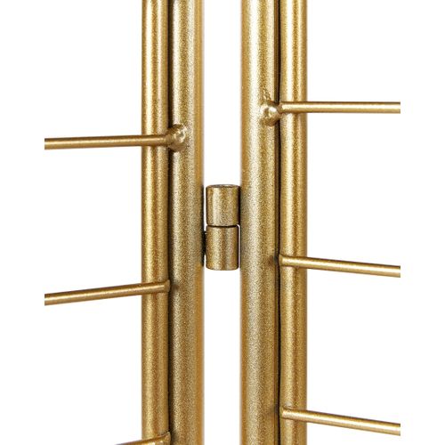 Séparateur De Pièce à 3 Panneaux Noale Doré 135 Cm 170 Cm