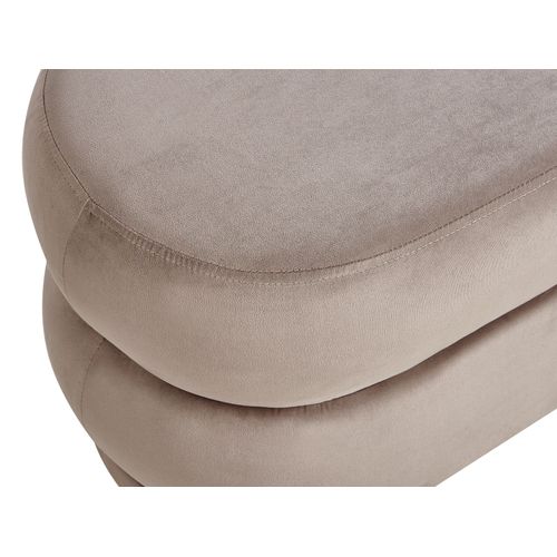 Banc Ellendale Velours Taupe